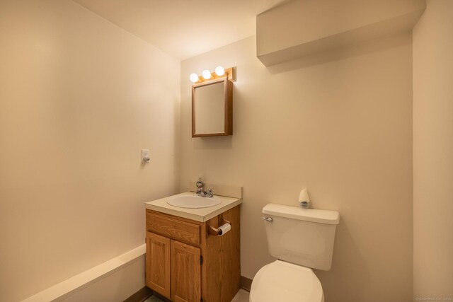 111 Nicole Dr, Milford, CT 06460 - bathroom featuring toilet and vanity