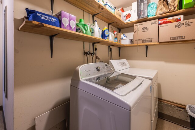 111 Nicole Dr, Milford, CT 06460 - laundry area with washing machine and dryer