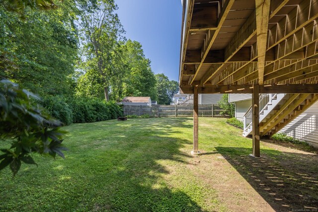 111 Nicole Dr, Milford, CT 06460 - view of yard with stairs