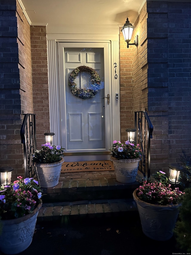 210 Jamestown Rd Unit 210, Stratford, CT 06614 - property entrance featuring brick siding