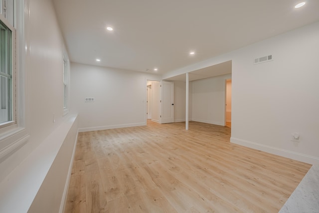 51 Brentley Dr, Shelton, CT 06484 - empty room featuring recessed lighting and light wood finished floors