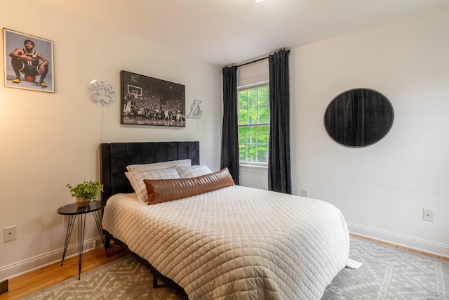 129 Clark Gates Rd, East Haddam, CT 06469 - bedroom with baseboards and wood finished floors