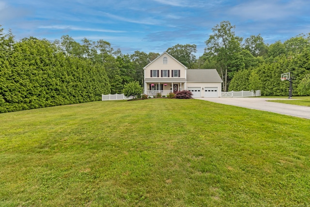 129 Clark Gates Rd, East Haddam, CT 06469 - view of front facade featuring driveway, a porch, and a garage