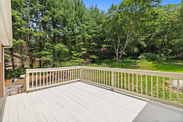 95 Great Ring Rd, Newtown, CT 06482 - wooden terrace featuring a lawn