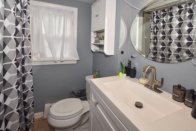 30 Foxcroft Dr, Manchester, CT 06040 - full bathroom with vanity, tile patterned floors, and curtained shower
