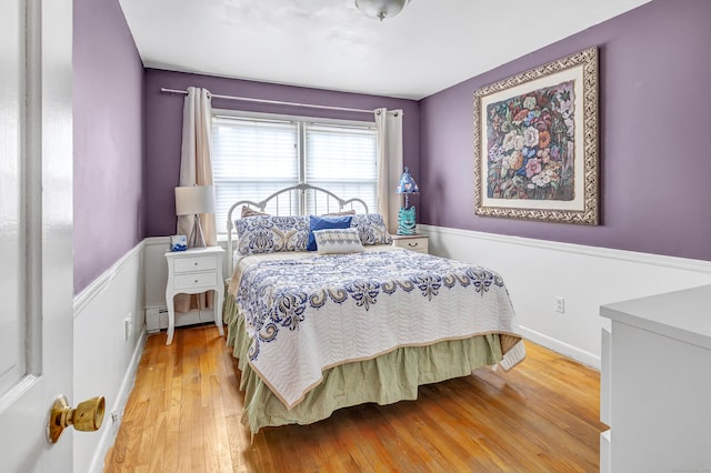 206 Beacon Hill Rd, Trumbull, CT 06611 - bedroom featuring hardwood / wood-style floors and a baseboard heating unit