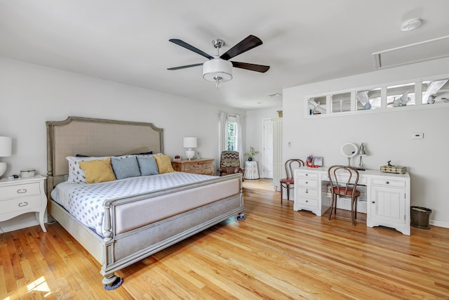 206 Beacon Hill Rd, Trumbull, CT 06611 - bedroom featuring light wood finished floors and a ceiling fan