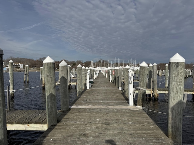 100 Pequot Ave Unit 3530, New London, CT 06320 - dock featuring a water view