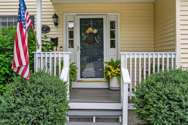 41 Arlington Rd, Stamford, CT 06902 - property entrance with covered porch