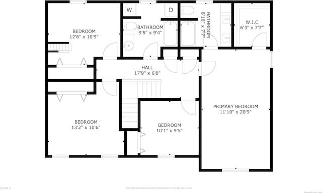 41 Arlington Rd, Stamford, CT 06902 - view of property floor plan