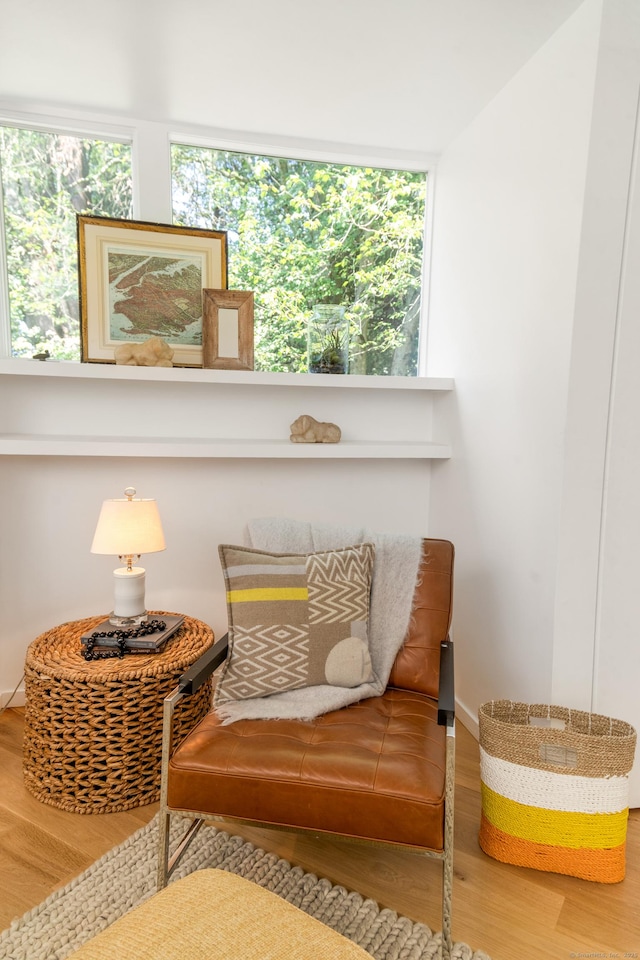 274 Nod Rd, Ridgefield, CT 06877 - sitting room with wood finished floors and baseboards