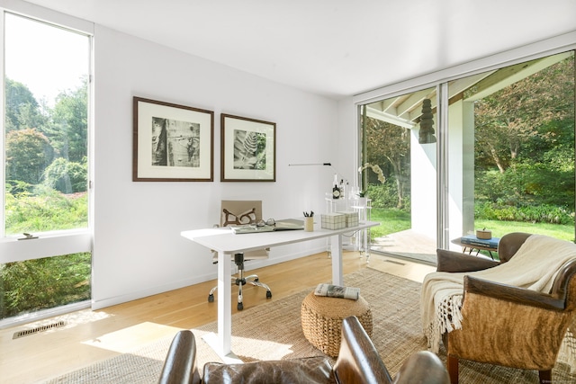274 Nod Rd, Ridgefield, CT 06877 - home office with wood finished floors and plenty of natural light