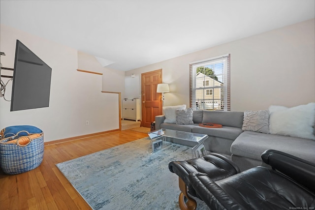 6 Fern St, Norwalk, CT 06854 - living area with wood finished floors and stairs