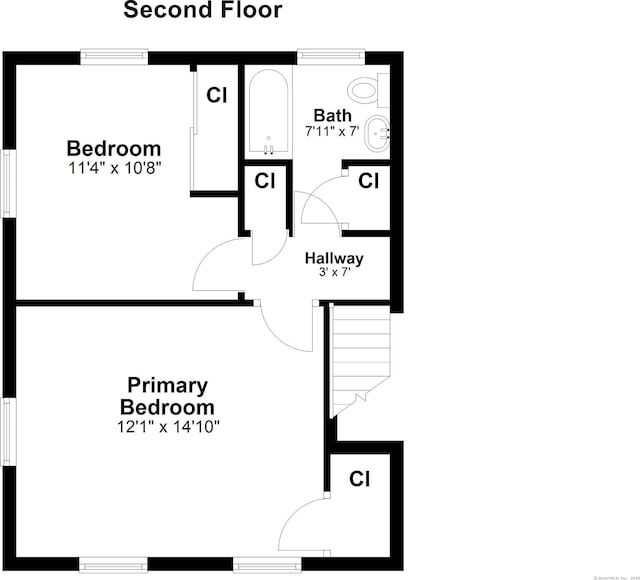 6 Fern St, Norwalk, CT 06854 - view of room layout