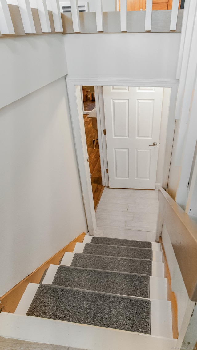 151 Stevenson Rd, Meriden, CT 06451 - staircase with wood finished floors