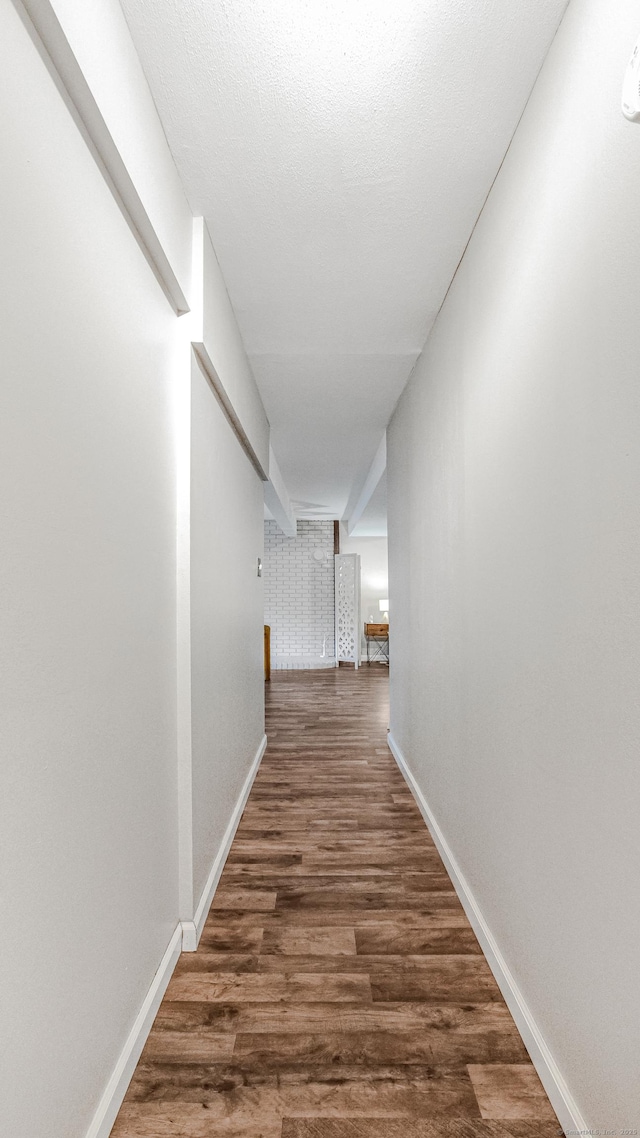 151 Stevenson Rd, Meriden, CT 06451 - hallway featuring wood finished floors and baseboards