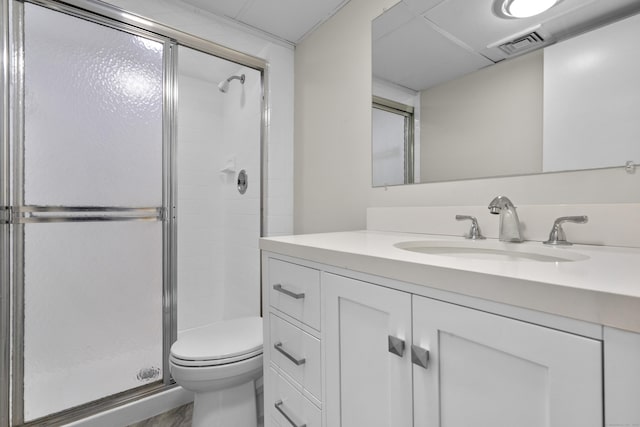 518 Iroquois Ln Unit A, Stratford, CT 06614 - full bathroom featuring a shower stall and vanity