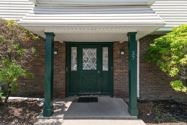 37 Enid St Apt C, Bridgeport, CT 06606 - view of exterior entry with brick siding