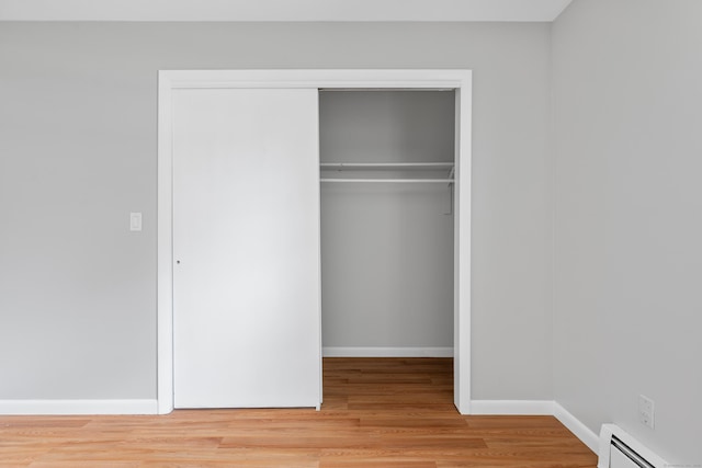 37 Enid St Apt C, Bridgeport, CT 06606 - closet with a baseboard radiator