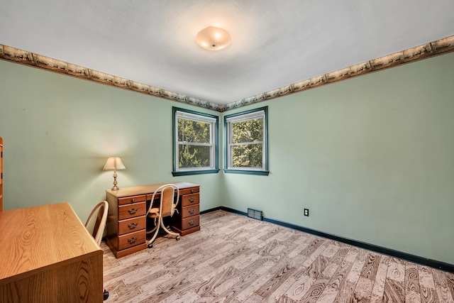 33 Hazel Ave, Naugatuck, CT 06770 - office area with wood finished floors and baseboards