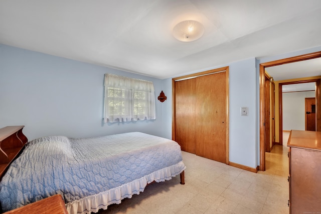 33 Hazel Ave, Naugatuck, CT 06770 - bedroom featuring a closet and light flooring
