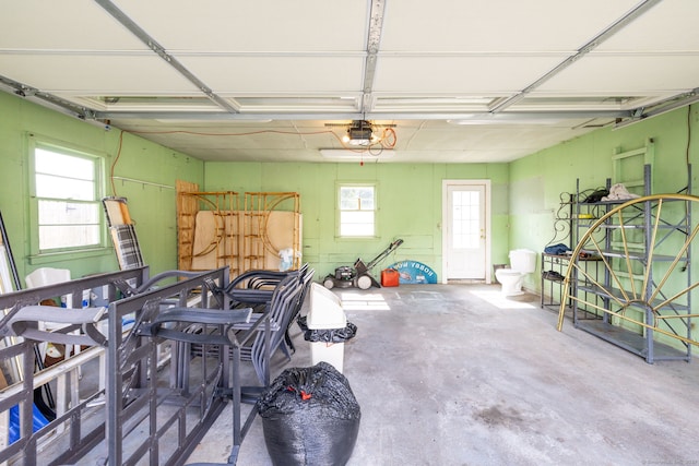 51 Euston St, New Britain, CT 06053 - garage featuring a garage door opener