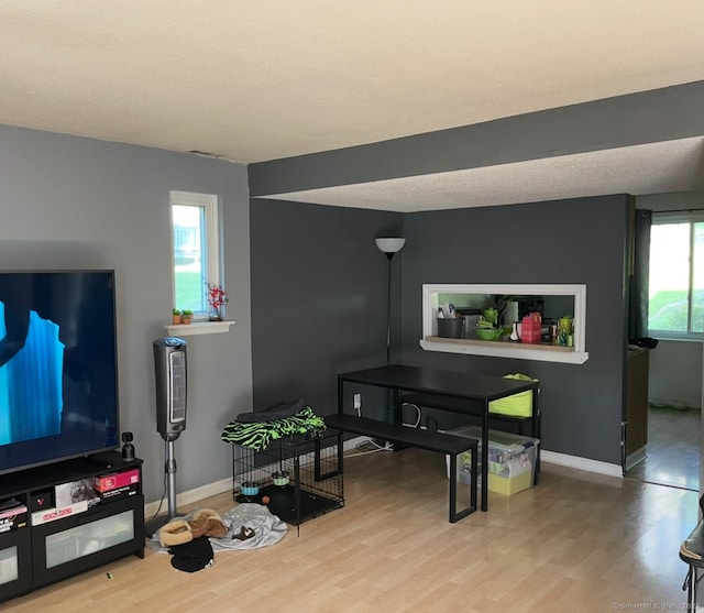 122 Trolley Crossing Ln Unit 122, Middletown, CT 06457 - living area with wood finished floors