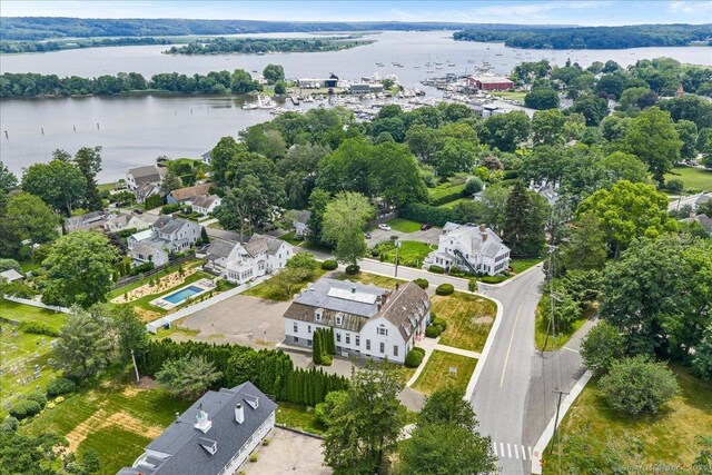 31 N Main St, Essex, CT 06426 - drone / aerial view of a large body of water