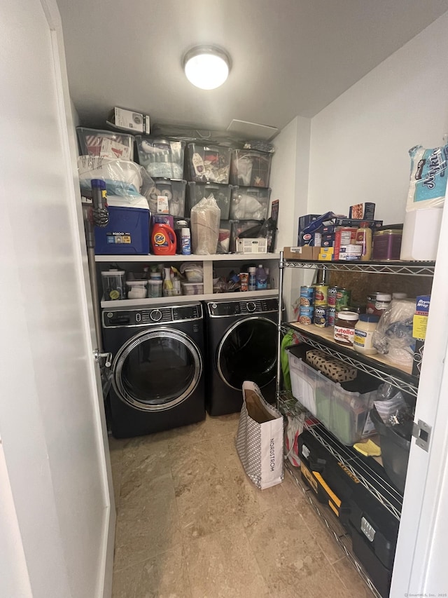1 Broad St Unit Ph 26E, Stamford, CT 06901 - laundry room with washer and clothes dryer