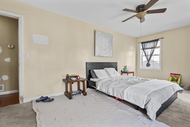 20 Society Hill Rd, Waterbury, CT 06704 - carpeted bedroom with baseboards and a ceiling fan