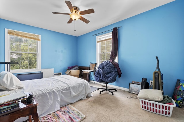 20 Society Hill Rd, Waterbury, CT 06704 - carpeted bedroom featuring ceiling fan and baseboards