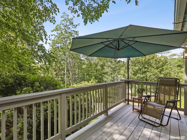 223 N St, Ridgefield, CT 06877 - view of wooden deck