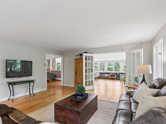 223 N St, Ridgefield, CT 06877 - living room featuring wood finished floors and baseboards