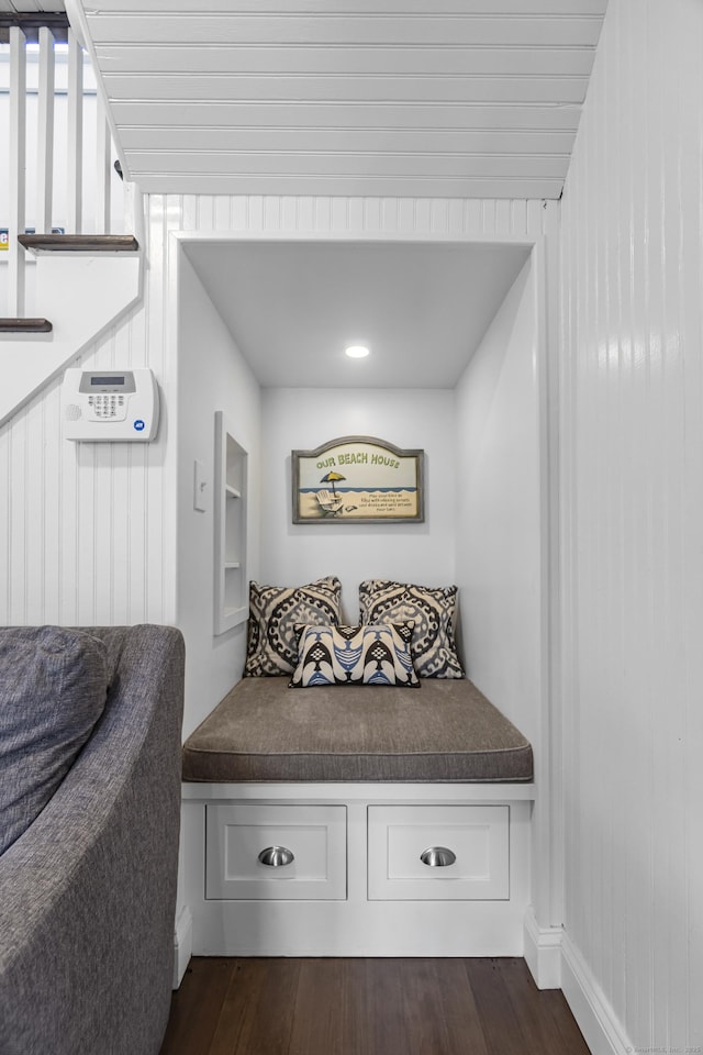 30 New Britain Rd, Old Lyme, CT 06371 - mudroom with dark wood-style floors