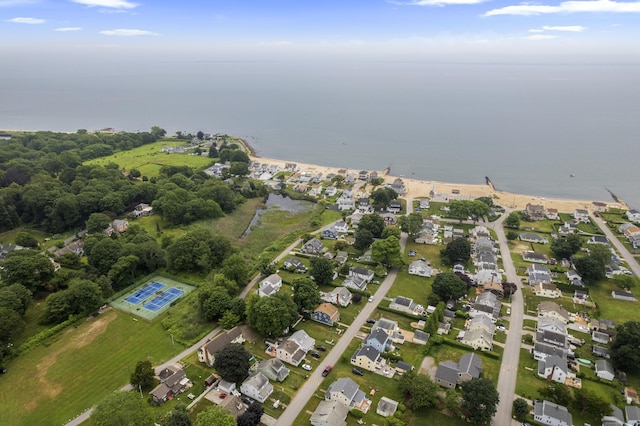 30 New Britain Rd, Old Lyme, CT 06371 - aerial view of property and surrounding area with a large body of water and nearby suburban area