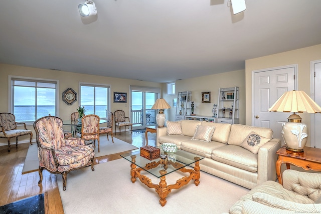 2 Old Town Hwy Unit 45, East Haven, CT 06512 - living area featuring hardwood / wood-style floors