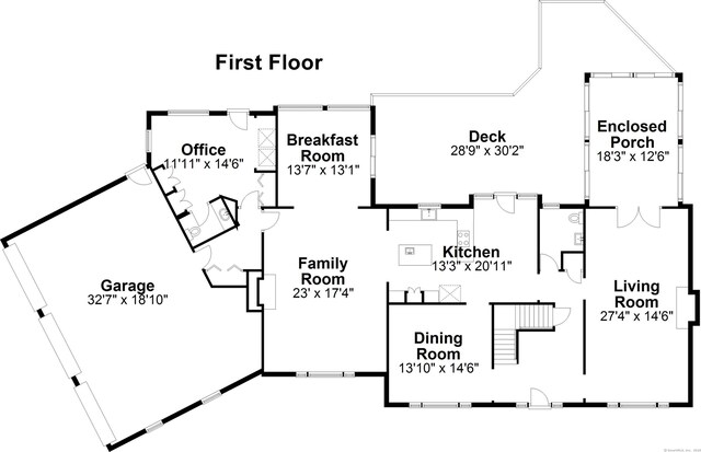 341 W Mountain Rd, Simsbury, CT 06092 - view of property floor plan