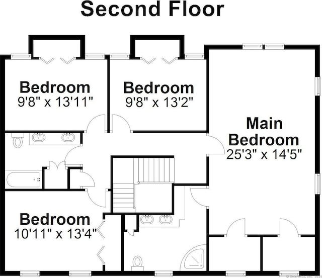 341 W Mountain Rd, Simsbury, CT 06092 - view of home floor plan