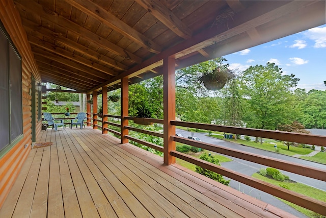 40 Devonshire Dr, Waterford, CT 06385 - view of wooden deck