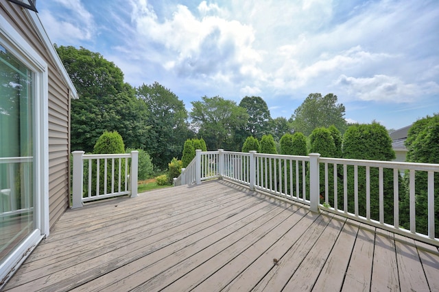 5338 Main St, Trumbull, CT 06611 - view of wooden terrace