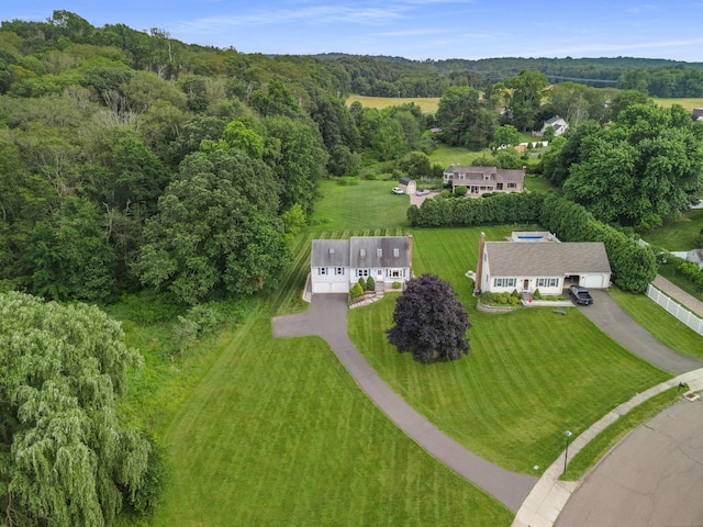 53 Princeton Dr, Middletown, CT 06457 - view of property location with a heavily wooded area