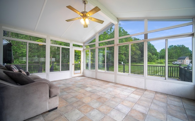 53 Princeton Dr, Middletown, CT 06457 - unfurnished sunroom with ceiling fan and healthy amount of natural light