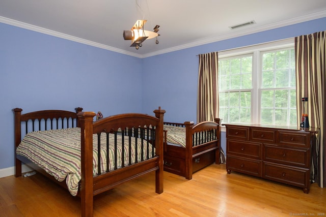 20 Portage Xing, Farmington, CT 06032 - bedroom featuring light wood-style flooring and ornamental molding