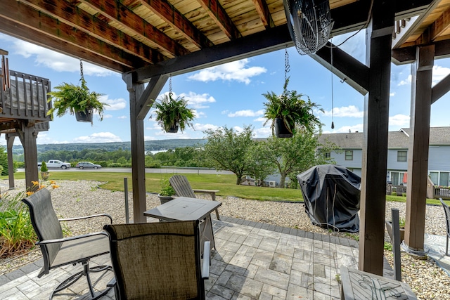 708 Lake Vista Dr Unit 708, East Hampton, CT 06424 - view of patio featuring a grill