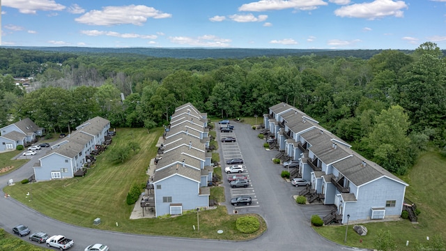 708 Lake Vista Dr Unit 708, East Hampton, CT 06424 - aerial view of a heavily wooded area