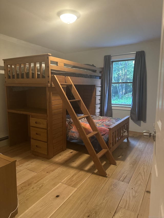 25 Goose Green Rd, Barkhamsted, CT 06063 - bedroom featuring light wood finished floors and a baseboard heating unit