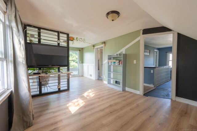 102 Vista Dr, East Haven, CT 06512 - unfurnished living room with wood finished floors