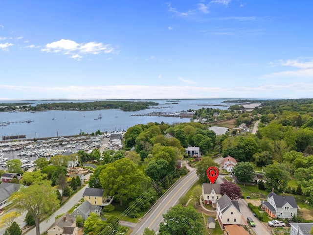 2 Ashby St, Groton, CT 06355 - drone / aerial view of a large body of water