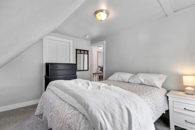 2 Ashby St, Groton, CT 06355 - carpeted bedroom with lofted ceiling and baseboards