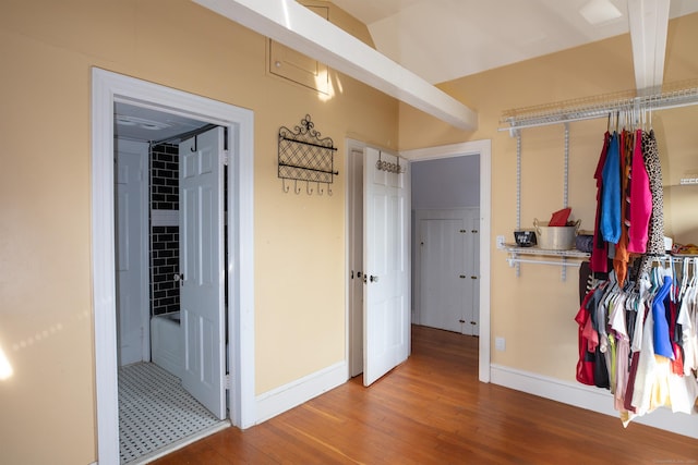 53 Haviland St, Bristol, CT 06010 - hallway with light wood-style flooring and baseboards